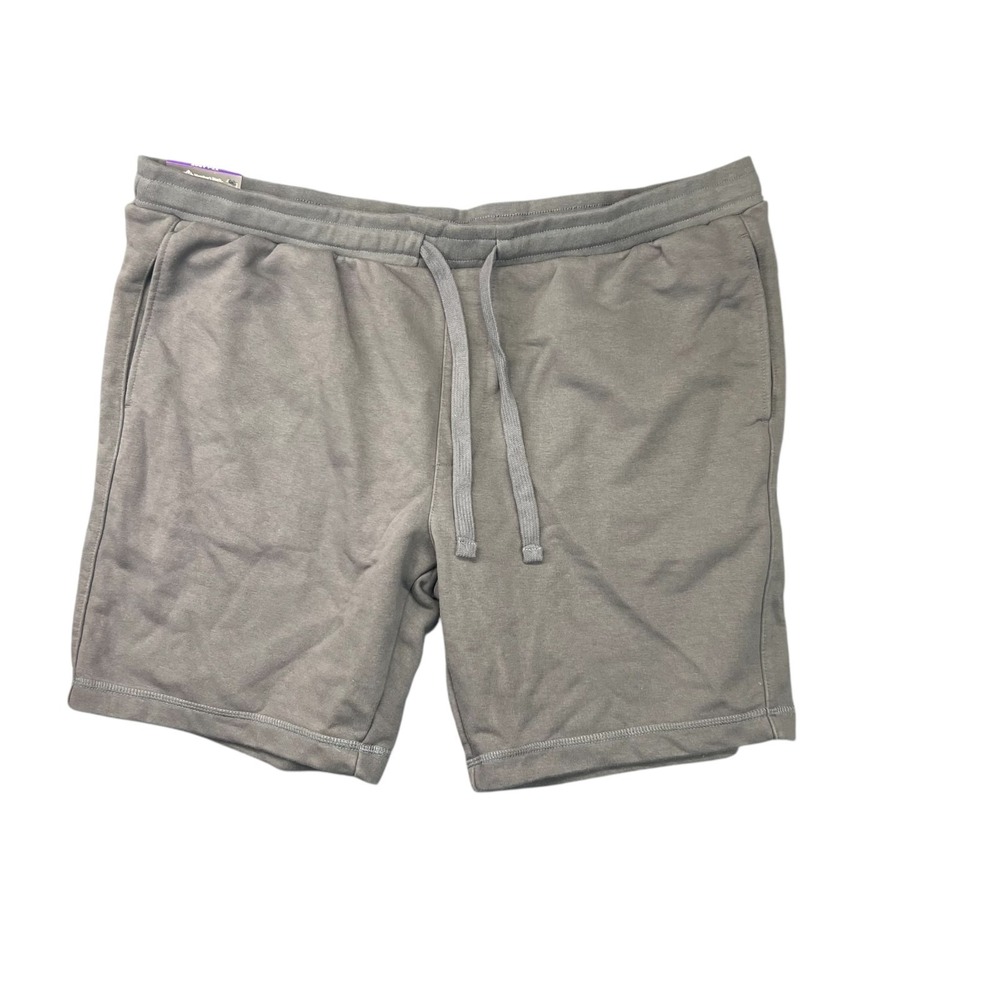 Members Mark French Terry Gray Comfort Woman Short Elastic Draw String XXL